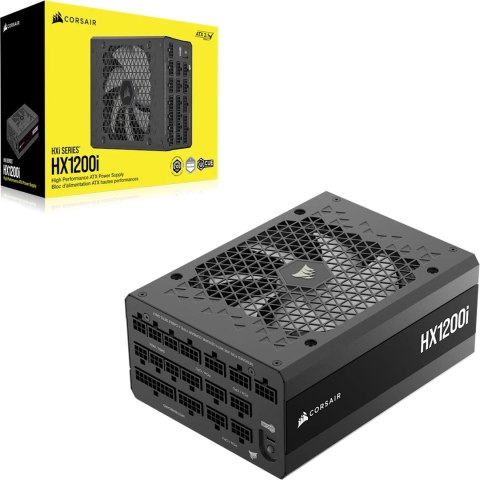 Corsair HX1200 moduł zasilaczy 1200 W 24-pin ATX ATX Czarny Corsair HX1200 moduł zasilaczy 1200 W 24-pin ATX ATX Czarny