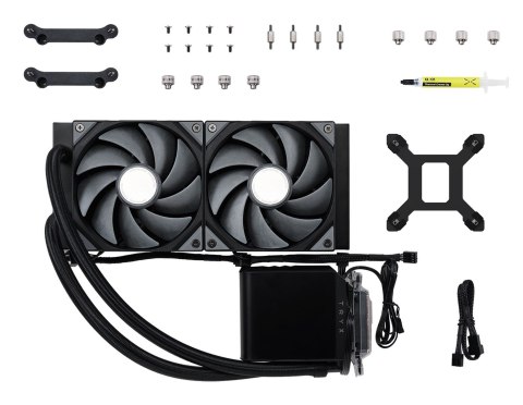 Kompletne chłodzenie wodne TRYX PANORAMA 240 mm - AMD Socket AM4 (Ryzen) - AMD Socket AM5 (Ryzen Zen4) Kompletne chłodzenie wodne TRYX PANORAMA 240 mm - AMD Socket AM4 (Ryzen) - AMD Socket AM5 (Ryzen Zen4)