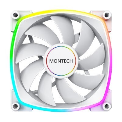 Montech AX140 PWM Obudowa komputera Wentylator 14 cm Biały 1 szt. Montech AX140 PWM Obudowa komputera Wentylator 14 cm Biały 1 szt.