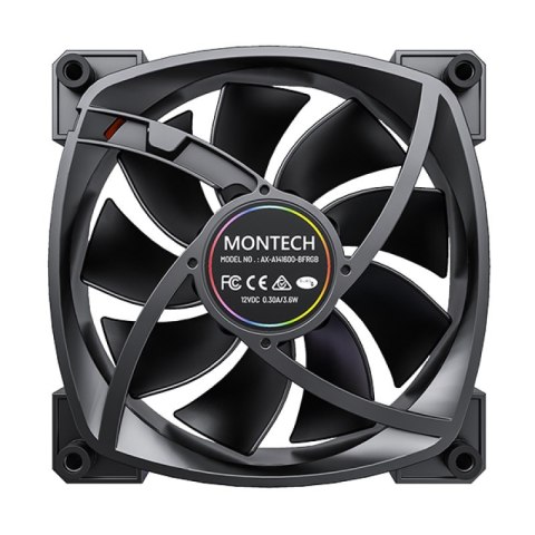 Montech AX140 PWM Obudowa komputera Wentylator 14 cm Czarny 1 szt. Montech AX140 PWM Obudowa komputera Wentylator 14 cm Czarny 1 szt.