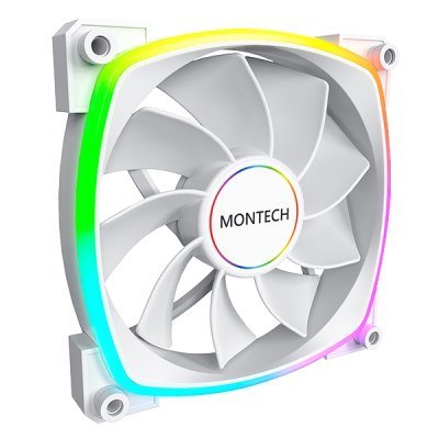 Montech RX140 PWM Obudowa komputera Wentylator 14 cm Biały 1 szt. Montech RX140 PWM Obudowa komputera Wentylator 14 cm Biały 1 szt.