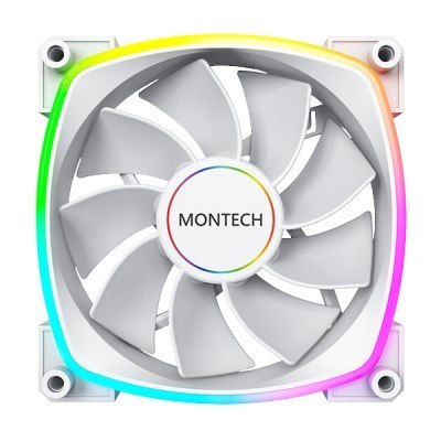 Montech RX140 PWM Obudowa komputera Wentylator 14 cm Biały 1 szt. Montech RX140 PWM Obudowa komputera Wentylator 14 cm Biały 1 szt.