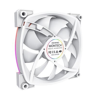 Montech RX140 PWM Obudowa komputera Wentylator 14 cm Biały 1 szt. Montech RX140 PWM Obudowa komputera Wentylator 14 cm Biały 1 szt.