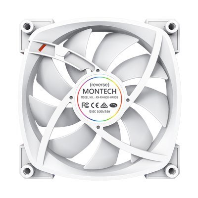 Montech RX140 PWM Obudowa komputera Wentylator 14 cm Biały 1 szt. Montech RX140 PWM Obudowa komputera Wentylator 14 cm Biały 1 szt.
