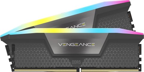 Corsair Vengeance RGB, DDR5-6000, CL36, AMD EXPO - 32 GB Dual Kit, Szary Corsair Vengeance RGB, DDR5-6000, CL36, AMD EXPO - 32 GB Dual Kit, Szary
