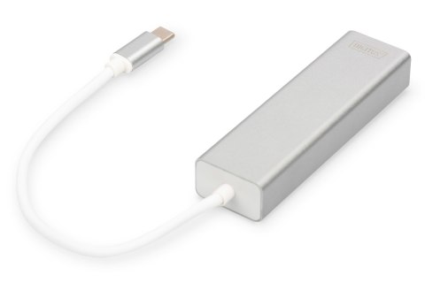 Digitus Hub USB 3.0 Type-C™ z Gigabit Ethernet Digitus Hub USB 3.0 Type-C™ z Gigabit Ethernet