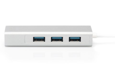 Digitus Hub USB 3.0 Type-C™ z Gigabit Ethernet Digitus Hub USB 3.0 Type-C™ z Gigabit Ethernet