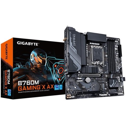 Gigabyte B760M GAMING X AX DDR5 płyta główna LGA 1700 micro ATX Gigabyte B760M GAMING X AX DDR5 płyta główna LGA 1700 micro ATX