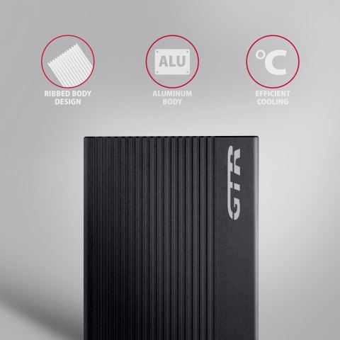 HDD ACC ENCLOSURE 2.5"/USB-C BLACK EE25-GTR AXAGON HDD ACC ENCLOSURE 2.5"/USB-C BLACK EE25-GTR AXAGON
