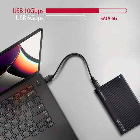 HDD ACC ENCLOSURE 2.5"/USB-C BLACK EE25-GTR AXAGON HDD ACC ENCLOSURE 2.5"/USB-C BLACK EE25-GTR AXAGON