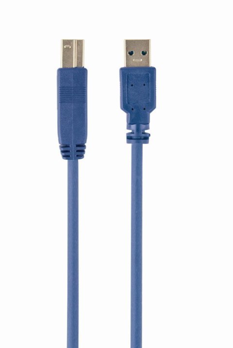 Kabel GEMBIRD CCP-USB3-AMBM-6 (USB 3.0 M - USB 3.0 Typu B F; 1,8m; kolor niebieski) Kabel GEMBIRD CCP-USB3-AMBM-6 (USB 3.0 M - USB 3.0 Typu B F; 1,8m; kolor niebieski)
