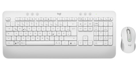Logitech Signature MK650 Combo For Business klawiatura Dołączona myszka Biuro Bluetooth QWERTZ Niemiecki Biały Logitech Signature MK650 Combo For Business klawiatura Dołączona myszka Biuro Bluetooth QWERTZ Niemiecki Biały