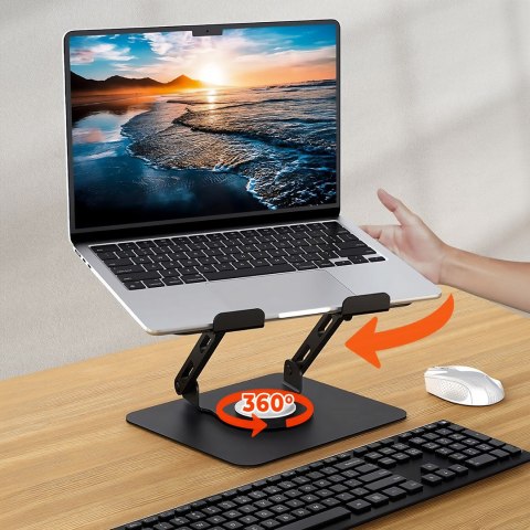 MEDIA-TECH REGULOWANA, OBRACANA, ERGONOMICZNA PODSTAWKA POD LAPTOPA LAPTOP STAND ROTO MT2662 MEDIA-TECH REGULOWANA, OBRACANA, ERGONOMICZNA PODSTAWKA POD LAPTOPA LAPTOP STAND ROTO MT2662