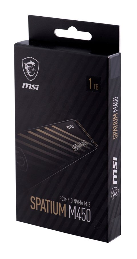 MSI SPATIUM M450 PCIe 4.0 NVMe M.2 1000GB PCI Express 4.0 3D NAND MSI SPATIUM M450 PCIe 4.0 NVMe M.2 1000GB PCI Express 4.0 3D NAND