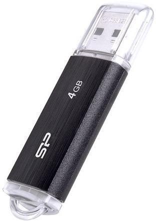 Pendrive Silicon Power Ultima U02 4GB USB 2.0 kolor czarny (SP004GBUF2U02V1K) Pendrive Silicon Power Ultima U02 4GB USB 2.0 kolor czarny (SP004GBUF2U02V1K)