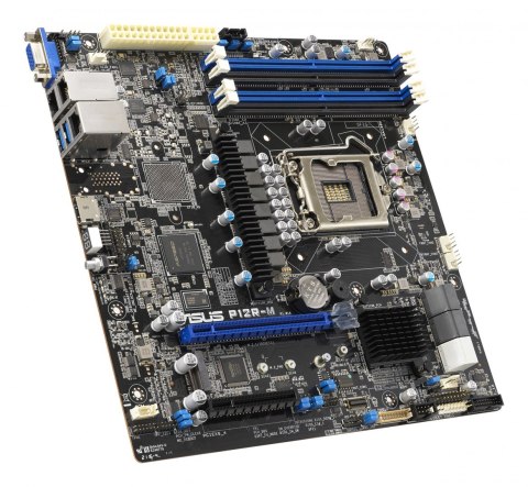 Płyta Serwerowa ASUS P12R-M LGA-1200,C252, 4*DIMM, 1*PCIe x8 slot, 1*PCIe 16 slot, 6*SATA ports, 1*M2, 2 x Intel® I210AT + 1 x M Płyta Serwerowa ASUS P12R-M LGA-1200,C252, 4*DIMM, 1*PCIe x8 slot, 1*PCIe 16 slot, 6*SATA ports, 1*M2, 2 x Intel® I210AT + 1 x M