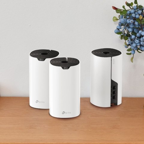 TP-Link DECO S7 Dual-band (2.4 GHz/5 GHz) Wi-Fi 5 (802.11ac) Biały 3 Wewnętrzne TP-Link DECO S7 Dual-band (2.4 GHz/5 GHz) Wi-Fi 5 (802.11ac) Biały 3 Wewnętrzne