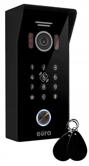 Wideodomofon EURA VDP-99C5 Czarny Wideodomofon EURA VDP-99C5 Czarny