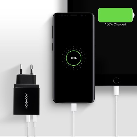 Axagon ACU-QS24 ładowarka do urządzeń przenośnych Smartfon Czarny Prąd przemienny Szybkie ładowanie Wewnętrzna Axagon ACU-QS24 ładowarka do urządzeń przenośnych Smartfon Czarny Prąd przemienny Szybkie ładowanie Wewnętrzna