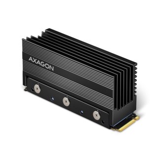 Axagon CLR-M2XL system chłodzenia komputerów M.2 NVMe SSD, Dysk SSD Radiator Czarny 1 szt.