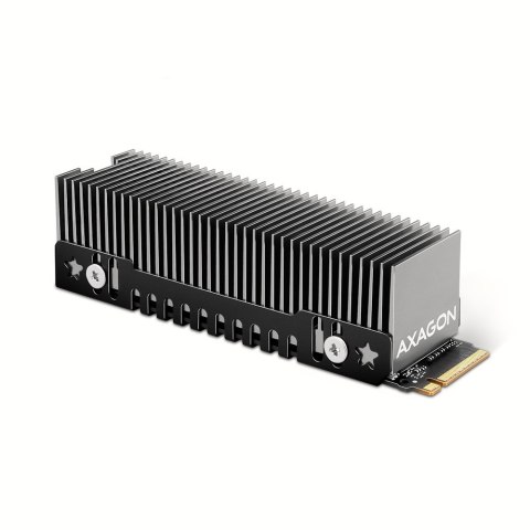 Axagon CLR-M2XT M.2 SSD Passivkühler Aluminium - 2280 M.2 NVMe SSD, Dysk SSD Radiator Czarny, Szary 1 szt. Axagon CLR-M2XT M.2 SSD Passivkühler Aluminium - 2280 M.2 NVMe SSD, Dysk SSD Radiator Czarny, Szary 1 szt.