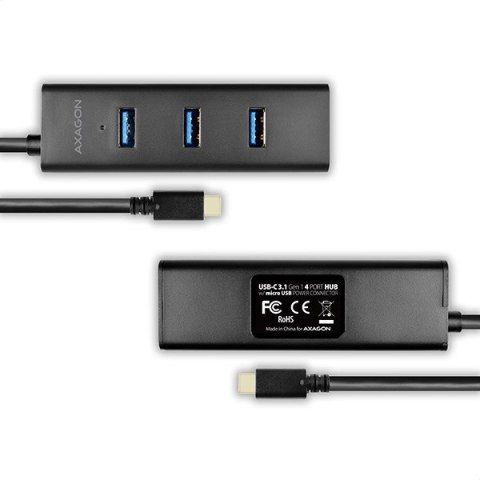 Axagon HUE-S2C huby i koncentratory USB 3.2 Gen 1 (3.1 Gen 1) Type-A 5000 Mbit/s Czarny Axagon HUE-S2C huby i koncentratory USB 3.2 Gen 1 (3.1 Gen 1) Type-A 5000 Mbit/s Czarny