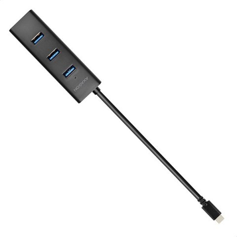 Axagon HUE-S2C huby i koncentratory USB 3.2 Gen 1 (3.1 Gen 1) Type-A 5000 Mbit/s Czarny Axagon HUE-S2C huby i koncentratory USB 3.2 Gen 1 (3.1 Gen 1) Type-A 5000 Mbit/s Czarny