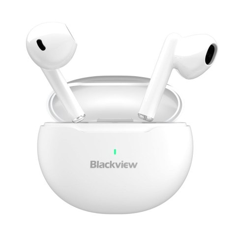 Blackview AirBuds 6 Zestaw słuchawkowy True Wireless Stereo (TWS) Douszny Połączenia/muzyka USB Type-C Bluetooth Biały Blackview AirBuds 6 Zestaw słuchawkowy True Wireless Stereo (TWS) Douszny Połączenia/muzyka USB Type-C Bluetooth Biały