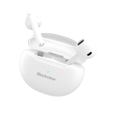Blackview AirBuds 6 Zestaw słuchawkowy True Wireless Stereo (TWS) Douszny Połączenia/muzyka USB Type-C Bluetooth Biały Blackview AirBuds 6 Zestaw słuchawkowy True Wireless Stereo (TWS) Douszny Połączenia/muzyka USB Type-C Bluetooth Biały