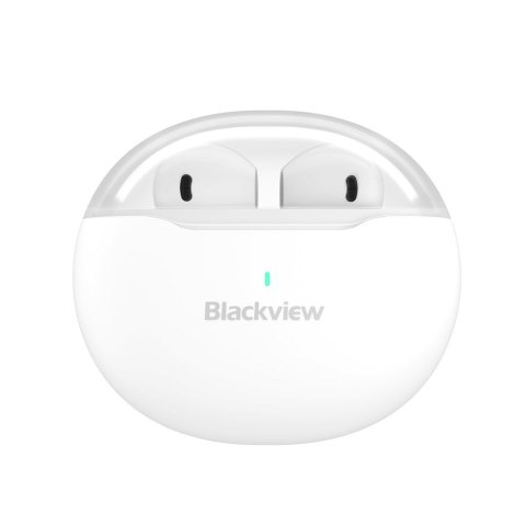 Blackview AirBuds 6 Zestaw słuchawkowy True Wireless Stereo (TWS) Douszny Połączenia/muzyka USB Type-C Bluetooth Biały Blackview AirBuds 6 Zestaw słuchawkowy True Wireless Stereo (TWS) Douszny Połączenia/muzyka USB Type-C Bluetooth Biały