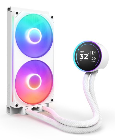 Chłodzenie cieczą NZXT Kraken Elite 280 RGB White (2024) (RL-KR28E-W2) Chłodzenie cieczą NZXT Kraken Elite 280 RGB White (2024) (RL-KR28E-W2)
