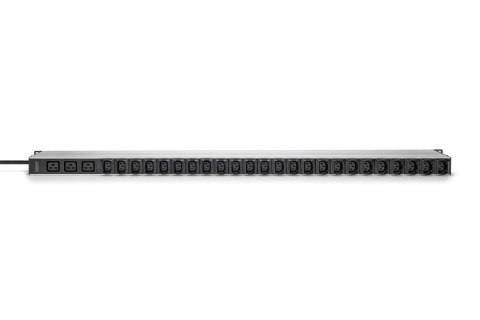 Digitus Basic IT PDU, 1-fazowy 16 A, 24 x C13, 3 x C19, kabel zasilający 3 m, wtyczka IEC 60309 16 A Digitus Basic IT PDU, 1-fazowy 16 A, 24 x C13, 3 x C19, kabel zasilający 3 m, wtyczka IEC 60309 16 A