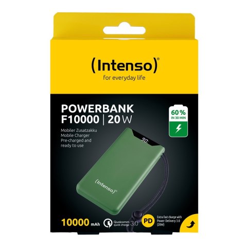 Intenso 7332037 bank mocy Litowo-polimerowy (LiPo) 10000 mAh Zielony