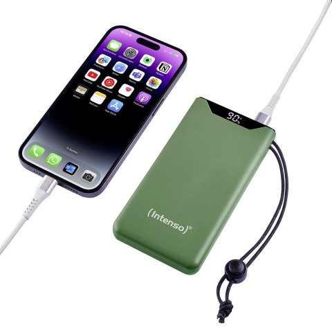 Intenso 7332037 bank mocy Litowo-polimerowy (LiPo) 10000 mAh Zielony