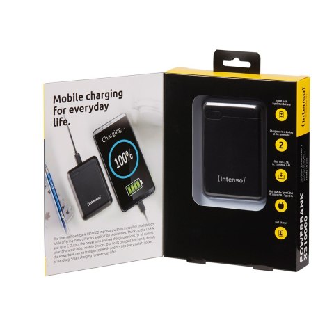 Intenso XS10000 Litowo-polimerowy (LiPo) 10000 mAh Czarny Intenso XS10000 Litowo-polimerowy (LiPo) 10000 mAh Czarny