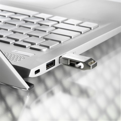 Intenso cMobile Line pamięć USB 128 GB USB Type-A / USB Type-C 3.2 Gen 1 (3.1 Gen 1) Srebrny