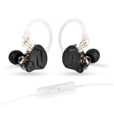 KZ ACOUSTICS SŁUCHAWKI DOKANAŁOWE CZARNE BEZ MIKROFONU ZSN PRO BLACK