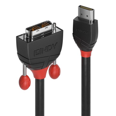 Lindy 36272 adapter kablowy 2 m HDMI Typu A (Standard) DVI-D Czarny Lindy 36272 adapter kablowy 2 m HDMI Typu A (Standard) DVI-D Czarny