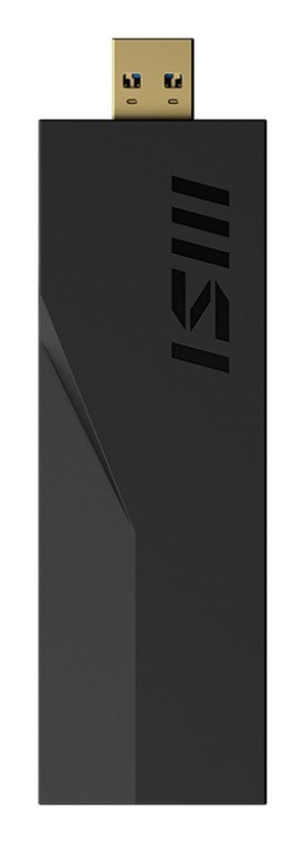 MSI BE6500 WiFi7 USB Stick - Dongle adapter USB 3.2 Gen 1 (3.1 Gen 1)