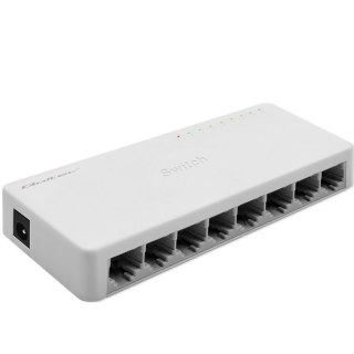 Qoltec 52248 łącza sieciowe Nie zarządzany Biały
