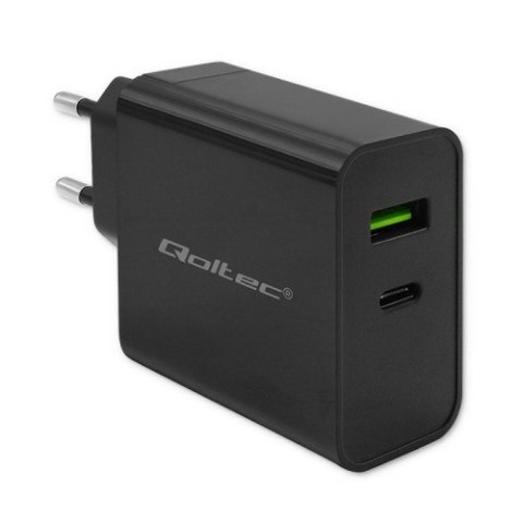 Qoltec 52378 ładowarka do urządzeń przenośnych Laptop, Przenośna konsola do gier, Power bank, Smartfon, Smartwatch, Tablet Czarn Qoltec 52378 ładowarka do urządzeń przenośnych Laptop, Przenośna konsola do gier, Power bank, Smartfon, Smartwatch, Tablet Czarn