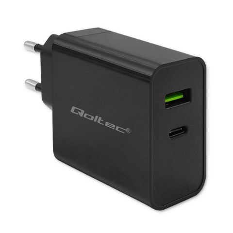 Qoltec 52378 ładowarka do urządzeń przenośnych Laptop, Przenośna konsola do gier, Power bank, Smartfon, Smartwatch, Tablet Czarn Qoltec 52378 ładowarka do urządzeń przenośnych Laptop, Przenośna konsola do gier, Power bank, Smartfon, Smartwatch, Tablet Czarn