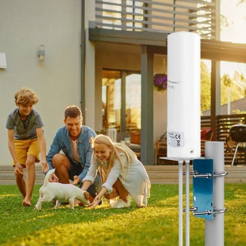 Qoltec 57044 Antena 4G LTE DUAL | 5dBi | dookólna | zewnętrzna