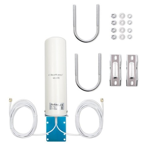 Qoltec 57044 Antena 4G LTE DUAL | 5dBi | dookólna | zewnętrzna