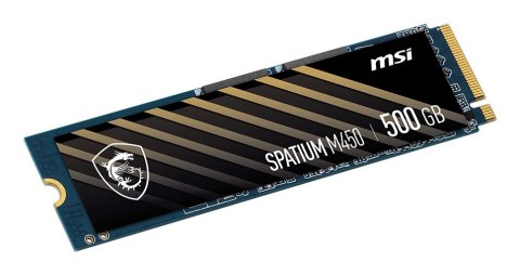 SSD PCIE G4 M.2 NVME 500GB/SPAT. M450 S78-440K380-P83 MSI SSD PCIE G4 M.2 NVME 500GB/SPAT. M450 S78-440K380-P83 MSI