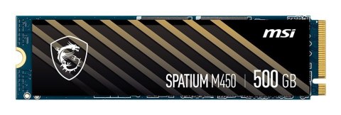 SSD PCIE G4 M.2 NVME 500GB/SPAT. M450 S78-440K380-P83 MSI SSD PCIE G4 M.2 NVME 500GB/SPAT. M450 S78-440K380-P83 MSI