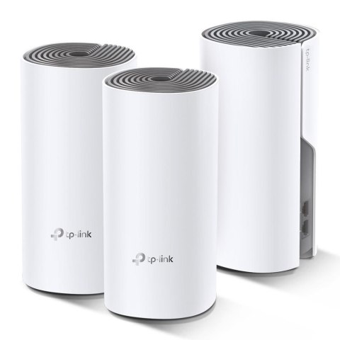 TP-Link Deco E4 (3-pack) Dual-band (2.4 GHz/5 GHz) Wi-Fi 5 (802.11ac) Biały, Szary 2 Wewnętrzne TP-Link Deco E4 (3-pack) Dual-band (2.4 GHz/5 GHz) Wi-Fi 5 (802.11ac) Biały, Szary 2 Wewnętrzne