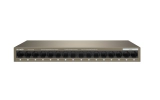 Tenda TEG1016M łącza sieciowe Nie zarządzany Gigabit Ethernet (10/100/1000)