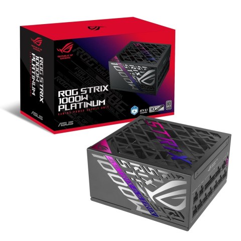 ASUS ROG STRIX-1000P-GAMING moduł zasilaczy 1000 W 20+4 pin ATX ATX Czarny, Srebrny ASUS ROG STRIX-1000P-GAMING moduł zasilaczy 1000 W 20+4 pin ATX ATX Czarny, Srebrny