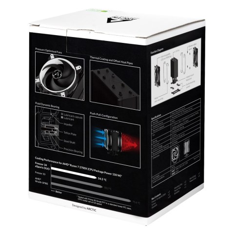 Chłodzenie CPU Arctic Freezer 34 eSports Duo- White Chłodzenie CPU Arctic Freezer 34 eSports Duo- White